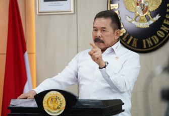 Jaksa Agung ST Burhanuddin hadir dan memberikan sambutan pada Acara Entry Meeting Pemeriksaan Laporan Keuangan (LK) Kejaksaan RI Tahun Anggaran 2023 oleh Badan Pemeriksa Keuangan (BPK) RI