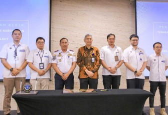  Direktorat Jenderal Perhubungan Laut meresmikan Gedung Kantor UPP Kelas III Bawean, Kamis (25/1)