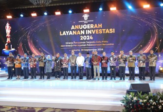 Kemenhan RI Raih Terbaik Pertama Pada Penghargaan Anugerah Layanan Investasi 2024