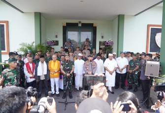 Panglima TNI Bersama Kapolri Hadiri Doa Bersama Lintas Agama di Bali