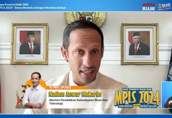 Menteri Pendidikan Kebudayaan Riset dan Teknologi Nadiem Anwar Makarim