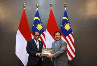Menhan Prabowo Sambut Kunjungan Menhan Malaysia