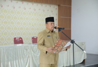 Asisten Administrasi Umum Lantik Kepala UPTD SMP, SD, TK Negeri dan Kepala SPNF SKB di Lingkungan Dinas Pendidikan Kabupaten Asahan