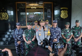 Pangdam Brawijaya seusai Hadiri Apel Bulan Bakti TNI-Polri di Mapolda Jatim