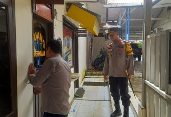 Kapolres Tapanuli Selatan (Tapsel) yang baru, AKBP Yasir Ahmadi, SIK, MH, melakukan pengecekan ke Mako Polsek Batang Toru, pada Sabtu (6/1/2024) sore.