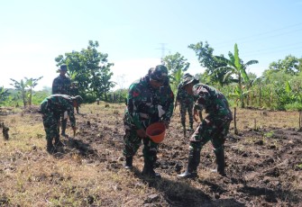 Kodim 0803/Madiun terus bergerak melaksanakan komitmennya untuk terus berkontribusi dalam mendukung program yang telah dicanangkan oleh pemerintah guna menunjang atau menjaga ketahanan pangan