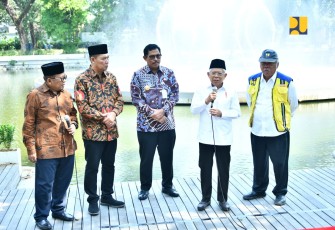 Wapres Ma'ruf Amin Resmikan Penataan Taman Balekambang Surakarta
