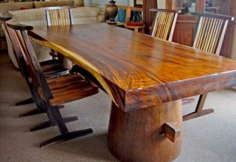 Ilustrasi furniture kayu