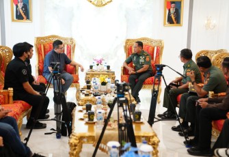 Panglima TNI saat Terima Audiensi Tim detik.com Bahas Soedirman Award