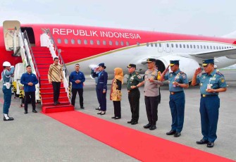 Kedatangan Presiden RI di Bandara Internasional Juanda 