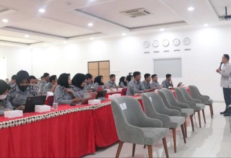 Pelatihan Kehumasan Pegawai Lapas Cilegon, Selasa (30/1)