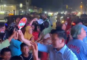 Tumpah ruah masyarakat Medan Denai mendukung Prabowo Gibran, Selasa (30/1)
