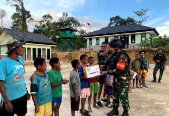 Turnamen mini soccer di perbatasan 