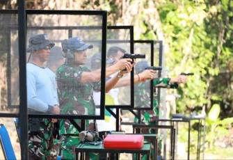 Lomba Menembak Piala Bergilir Pangkoarmada III 2024, Sorong Papua Barat, Jum'at (1/3)