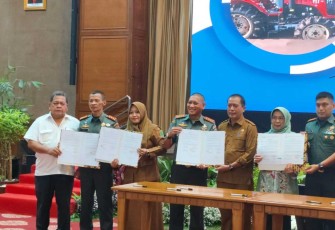 Rakor Optimalisasi Lahan di Kementan RI, Jakarta, Senin (4/3)