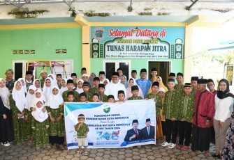 Pj Wali Kota Bengkulu Arif Gunadi Kunjungi Panti Asuhan