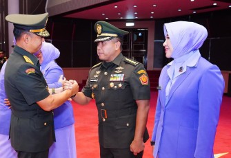 Kasum TNI Letjen TNI Bambang Ismawan Pimpin Serah Terima Jabatan Kapusada TNI 