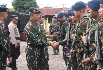 Kapolda Bengkulu Pimpin Upacara Pelepasan Personel Operasi Amole 