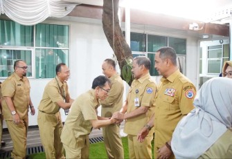 Halalbihalal seluruh pegawai BNPP di Jakarta, Selasa (16/4)