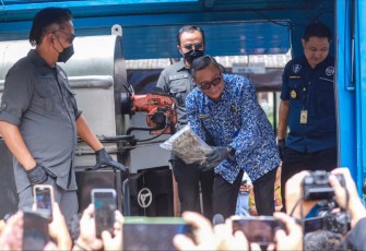 Pemusnahan barang bukti narkoba