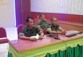 Pengarahan Asintel Kasdam V/Brw Secara Virtual 