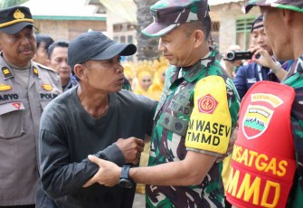 Ucapan terimakasih warga desa Selat Beting 