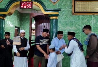Kodim 1710/Mimika saat Gelar Sholat Idul Adha 1445 H