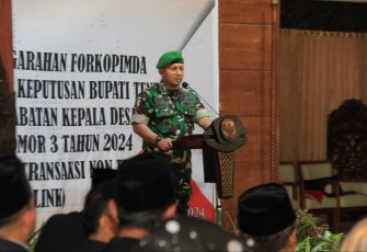 Dandim 0806/Trenggalek Letkol Czi Yudo Aji Susanto