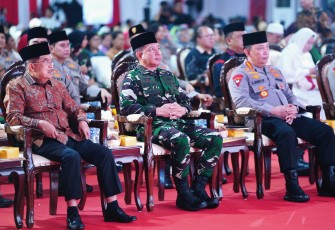 Panglima TNI saat Hadiri Doa Bersama Lintas Agama Jelang Peringatan Hari Bhayangkara ke-78