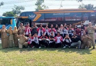 Pelepasan kontingan SKO Surakarta 