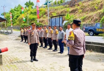 Kapolres Bintan Lakukan Kunjungan Kerja ke Polsek Tambelan 