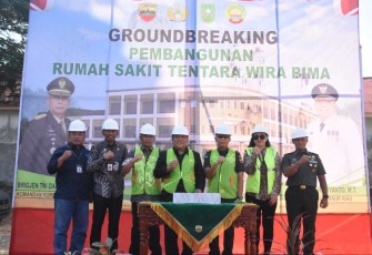 Groundbreaking RST Tingkat III di Kota Pekanbaru 