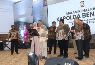 Malam Kenal Pamit Kapolda Bengkulu Dihadiri Hakim Agung MA dan FKPD Provinsi Bengkulu 
