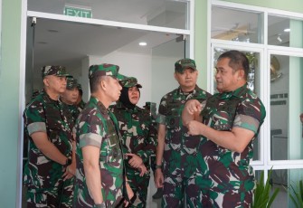 Poto Ketika Pangdam I/BB Dampingin Kunker Kasad di wilayah Korem 032/Wirabraja Sumbar.