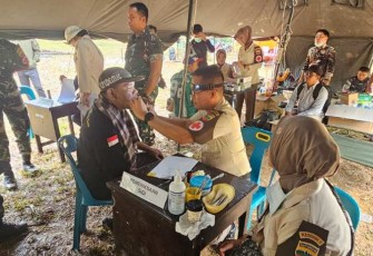 Pengobatan gratis Korem 023/KS