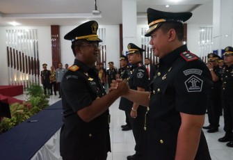 Kakanwil Kemenkumham Sumut Agung Krisna Lantik Pejabat Struktural.