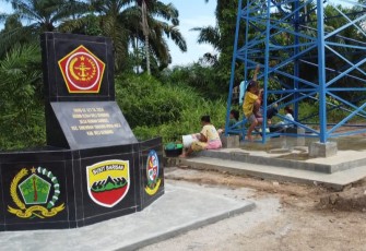 Potret Kegembiraan Warga Dusun di Lokasi TMMD 121 Kodim 0204/DS 
