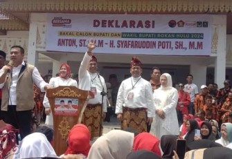 Deklarasi Paslon Bupati dan Wakil Kabupaten Rokan Hulu 