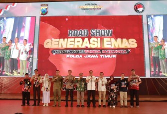 Road show gerakan anti narkoba Polda Jatim 