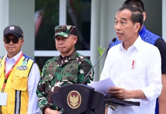 Panglima TNI saat Dampingi Presiden RI Resmikan Rehabilitasi dan Renovasi Pembangunan Venue PON XXI di Aceh