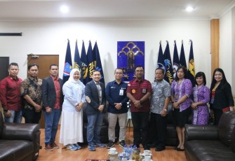 Kakanwil Kemenkumham Sumut Poto Bersama Usai Audiensi Bank BSI