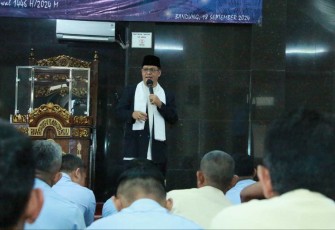 Peringatan Maulid Nabi Muhammad SAW di Lanud Husein Sastranegara Bandung, Rabu (18/9)