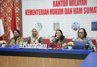 Kanwil Kemenkumham Sumut Laksanakan Pembinaan Hukum Terhadap 16 Desa.