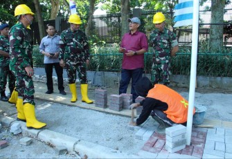 Perbaikan tata jalan komplek Sukasari 