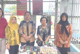 Lapas Perempuan Kelas II A Lakukan Pemusnahan Barang Bukti.