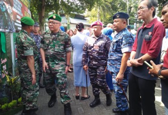 Danlanud Soewondo Tampak Menghadiri Kegiatan HUT TNI ke-79 di Rumkit Medan.