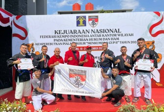 Peraih Medali Kejuaraan Nasional Kempo Menkumham Cup II