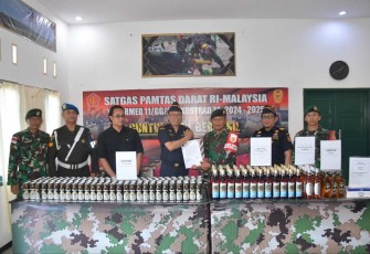 Penyerahan barang bukti ke bea cukai 