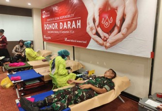 Prajurit Menarmed 2 Kostrad donor darah 