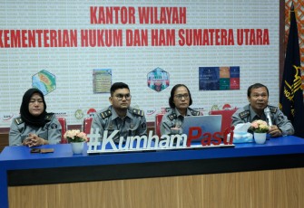 Fungsional Penyuluh Hukum Kanwil Kemenkumham Sumut Komitmen Bangun Kesadaran Hukum Masyrakat Lewat Pembinaan.